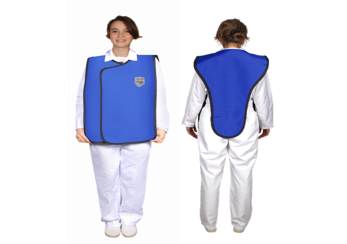 Panoráma röntgen köpeny M méret/ Királykék